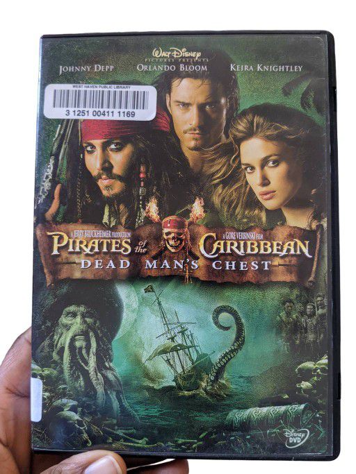 Disney Pirates of the Caribbean 2 Dead Man's Chest DVD Movie