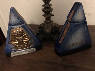 Vintage JIM Beam whiskey decanters set