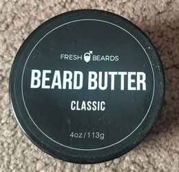 4-ounce container of Fresh Beards Classic Beard Butter