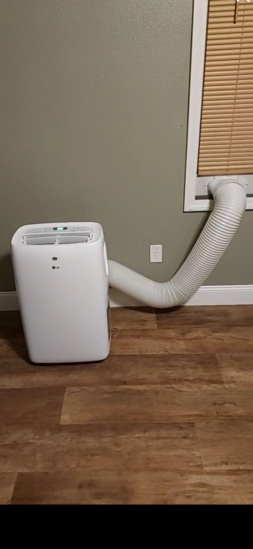 New LG Portable Air Conditioner Unit 7,000 BTU’s AC Units/ dehumidifier.   Weights bikes Knicks sneakers Jersey Table Chair Desk Fan Heater Mirror