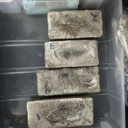 Silver Melt Bars / Scrap Silver – XRF Tested – Bulk Lot