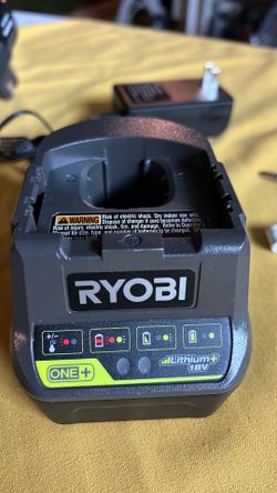 Ryobi battery charger lithium 18 v