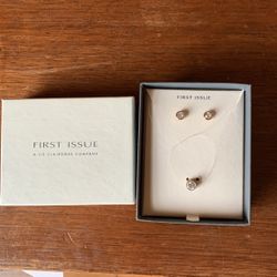 Liz Claiborne First Issue Earrings And Necklace 