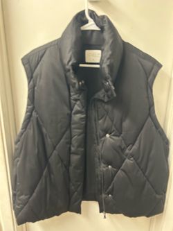 Black Quilted Puffer Vest