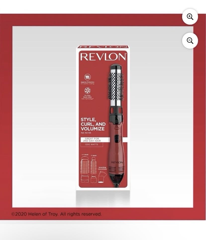 NEW Revlon 1200W Perfect Style Hot Air Kit | Style, Curl, and Volumize, 3 Pieces
