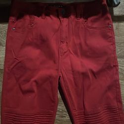 Street Jeans Bright Red Skinny Fit