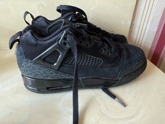 Air Jordan Spizike Black Mid-Top Sneakers size 4.5