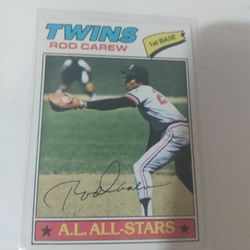 1977 Topps Rod Carew Baseball Card