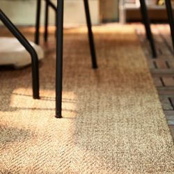 IKEA LYDERSHOLM Indoor/Outdoor Rug – 5’3” x 7’7” – Medium Brown