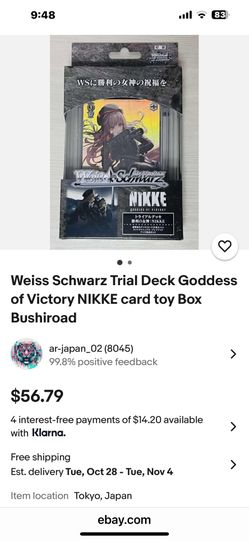 Bushiroad Weiss Schwarz Cards-NEW