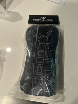 Scotty Cameron Titleist British Open Crown Leather Black Golf Driver Headcover