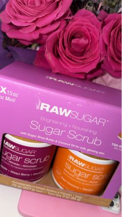 Body Scrub Raw  Sugar Brand