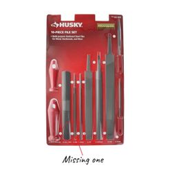 🐺 HUSKY 9-piece File Set.