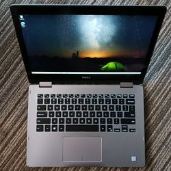 Dell Touchscreen 14" 2 in 1 Laptop/Tablet  Intel Core i5 CPU 16 GB RAM 256 GB SSD 1080P LCD Webcam HDMI Wi-Fi Bluetooth USB C Port Windows 10
