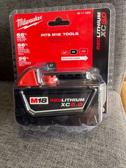 Milwaukee 5.0ah battery