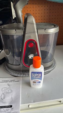 Portable carpet and upholstery spot cleaner