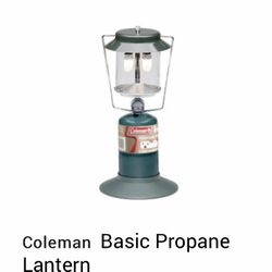Colmeman propane lantern with case