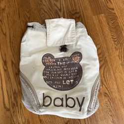 Bear Face Canvas Backpack
