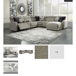 ASHLEY FURNITURE Power Reclining Sectional Modular Sofa 