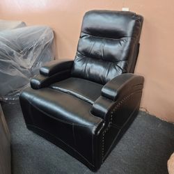 Faux Leather Recliner Chair