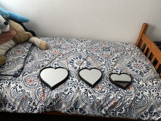 Set De Espejitos De Corazón 