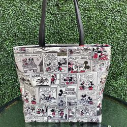 Disney Parks Kate Spade York Mickey & Minnie Mouse Comic Tote Bag