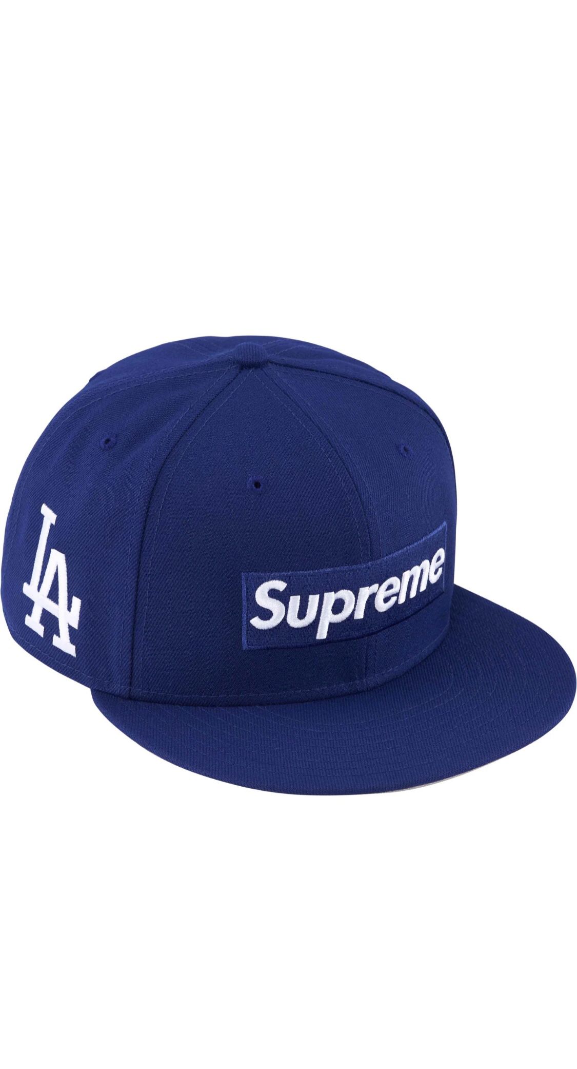 SUPREME MLB LOS ANGELES FITTED HAT 7 3/8