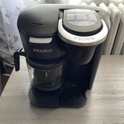 Keurig K-Duo Essentials Black Single-Serve K-Cup Pod Coffee Maker