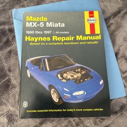 1(contact info removed) Mazda MX 5 Miata Haynes Repair Manual 