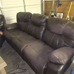 Leather couch