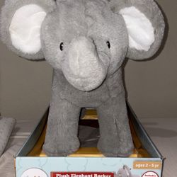 Little Nest Plush Elephant Rocker 