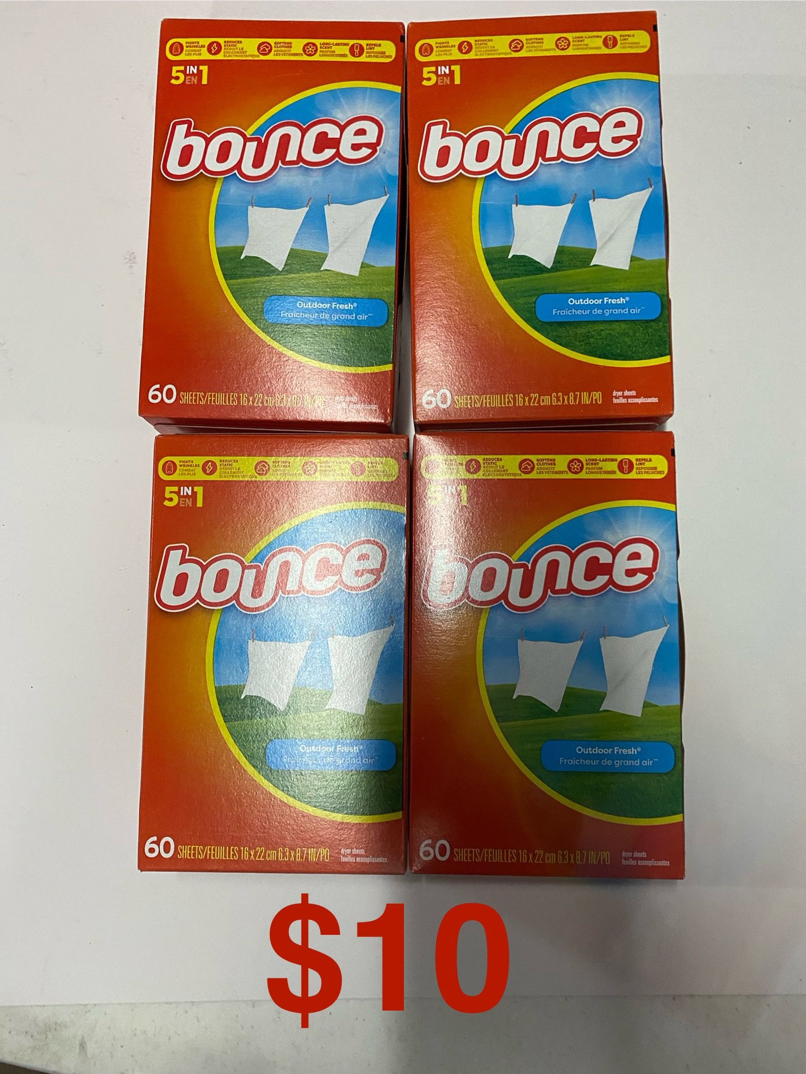 Bounce Dryer Sheets Set