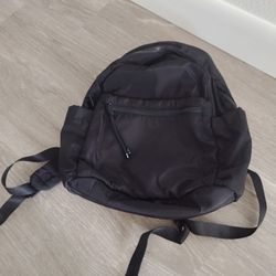 Small Black Backpack Purse. 