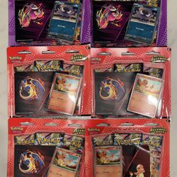 Pokemon Mega Evolution Ascended Heroes Tech Sticker Collection - Charmander And Gastly