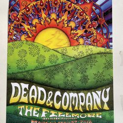Dead & Company Concert Poster The Fillmore