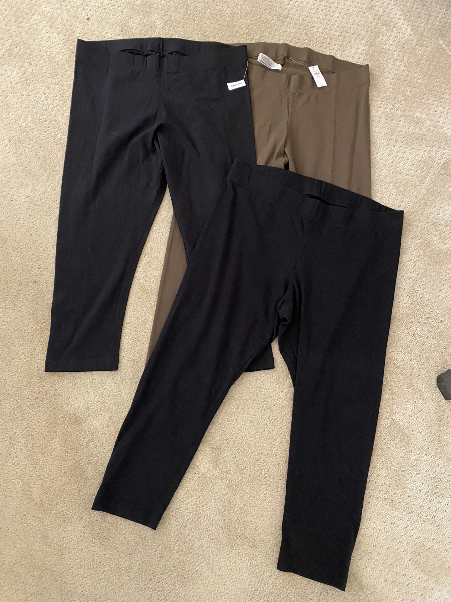 3 Pairs Women Old Navy Leggings (everything In Pic For $5)