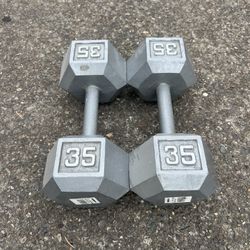 35lbs Dumbbells 