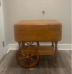 MCM Tea Cart - Plymouth Maple by Chas. Roth