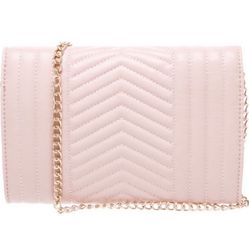 Badgley Mischka leather clutch