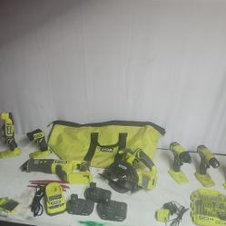 Ryobi Drill And Saw Set
