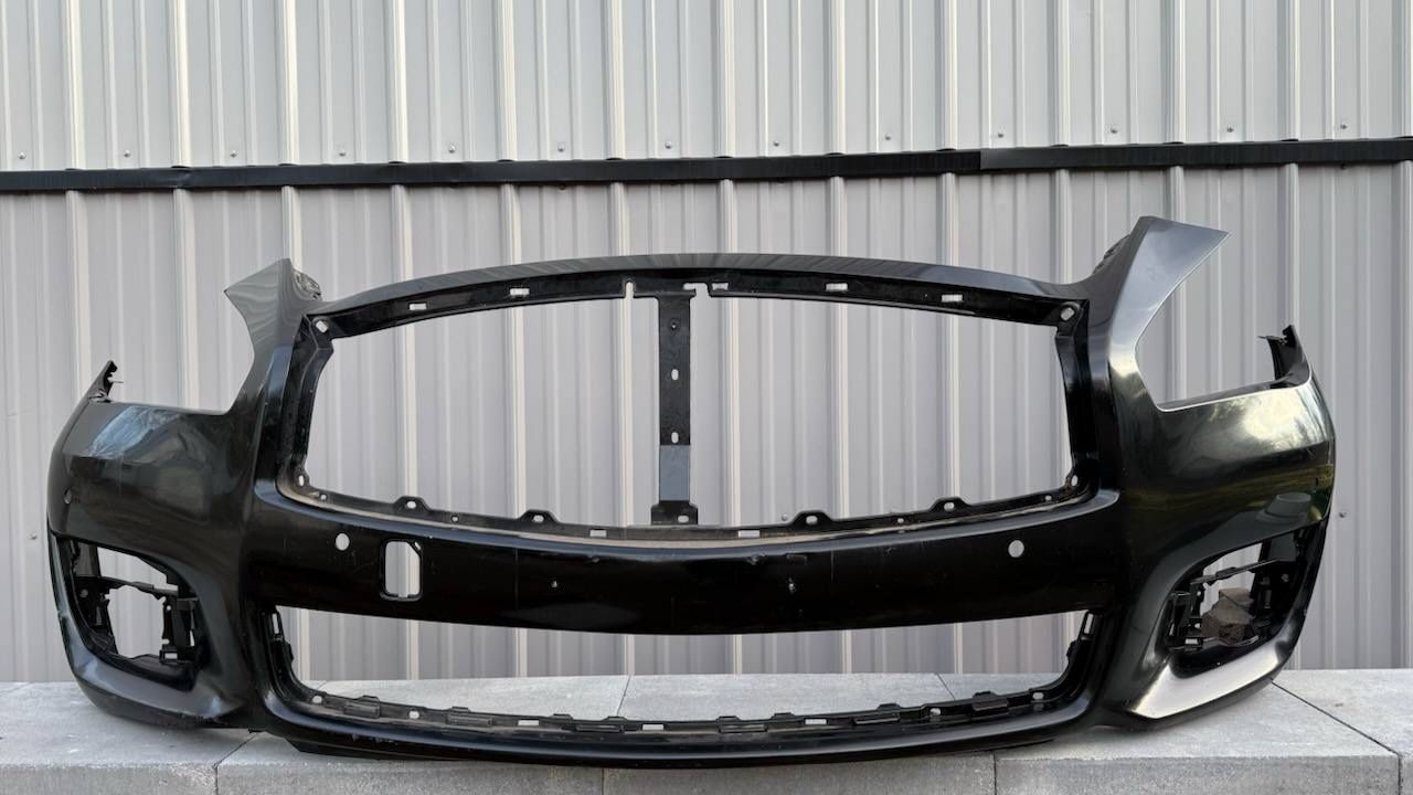 INFINITI Q70 BLACK FRONT BUMPER 2015 2016 2017 2018 2019