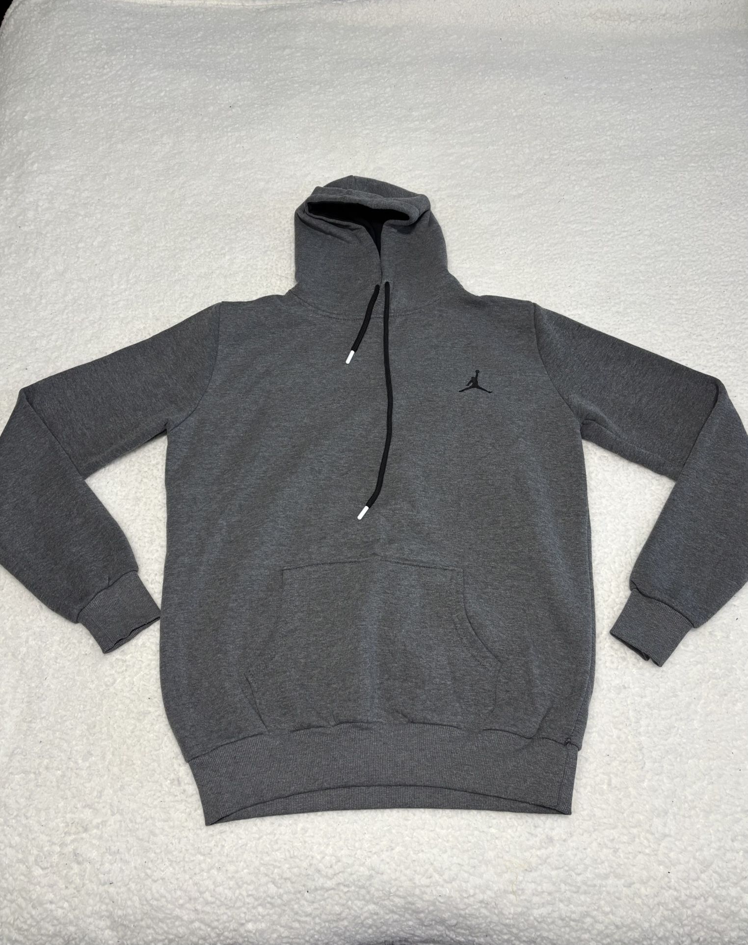 Jordan Air Kids Gray Fleece Oversized Hoodie