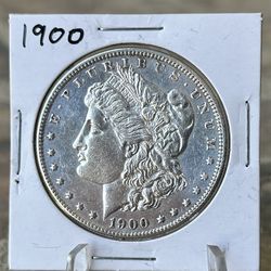 1900 Morgan Silver Dollar Coin