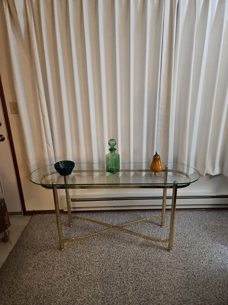 MCM HOLLYWOOD REGENCY CONSOLE TABLE