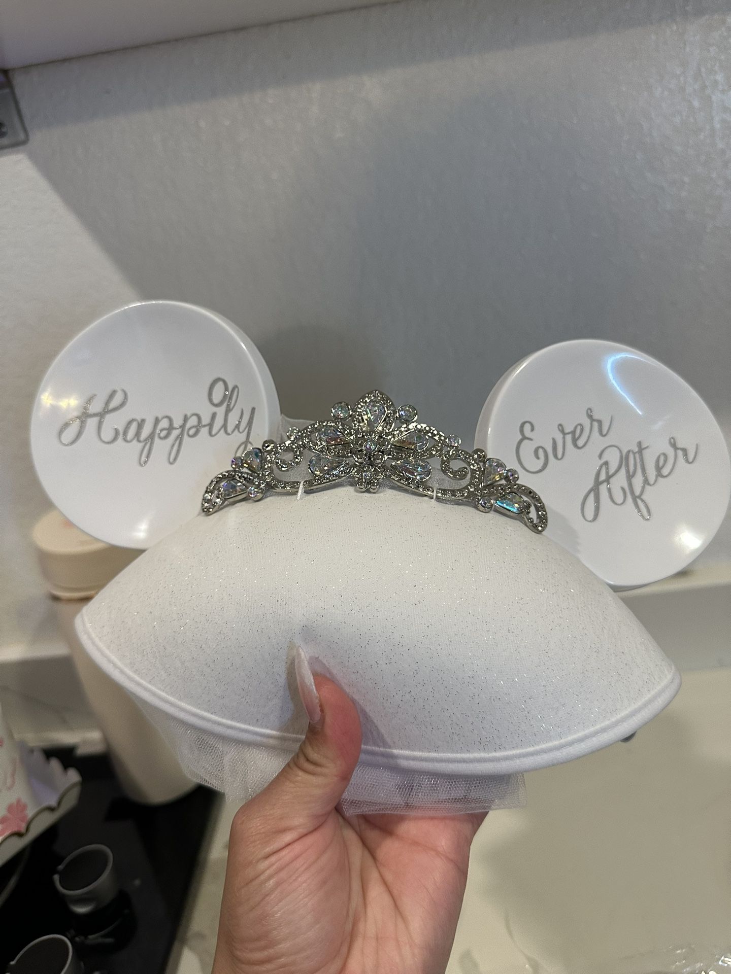 Mickey And Minnie Disney Wedding Ear Hats 