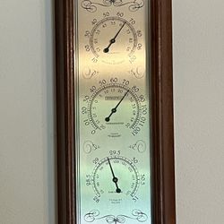 Vintage Springfield Weather Station Barometer