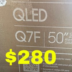 Samsung 50 QLED LED LCD 120Hz 4k TV