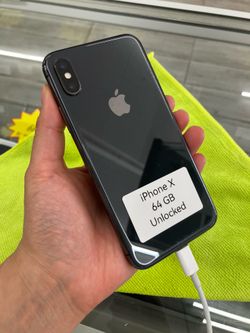 Black iPhone X unlocked cash or $50 down