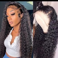 22” Wet & Wavy Human Hair Wig – $145