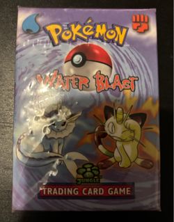 Pokémon starter deck water blast theme